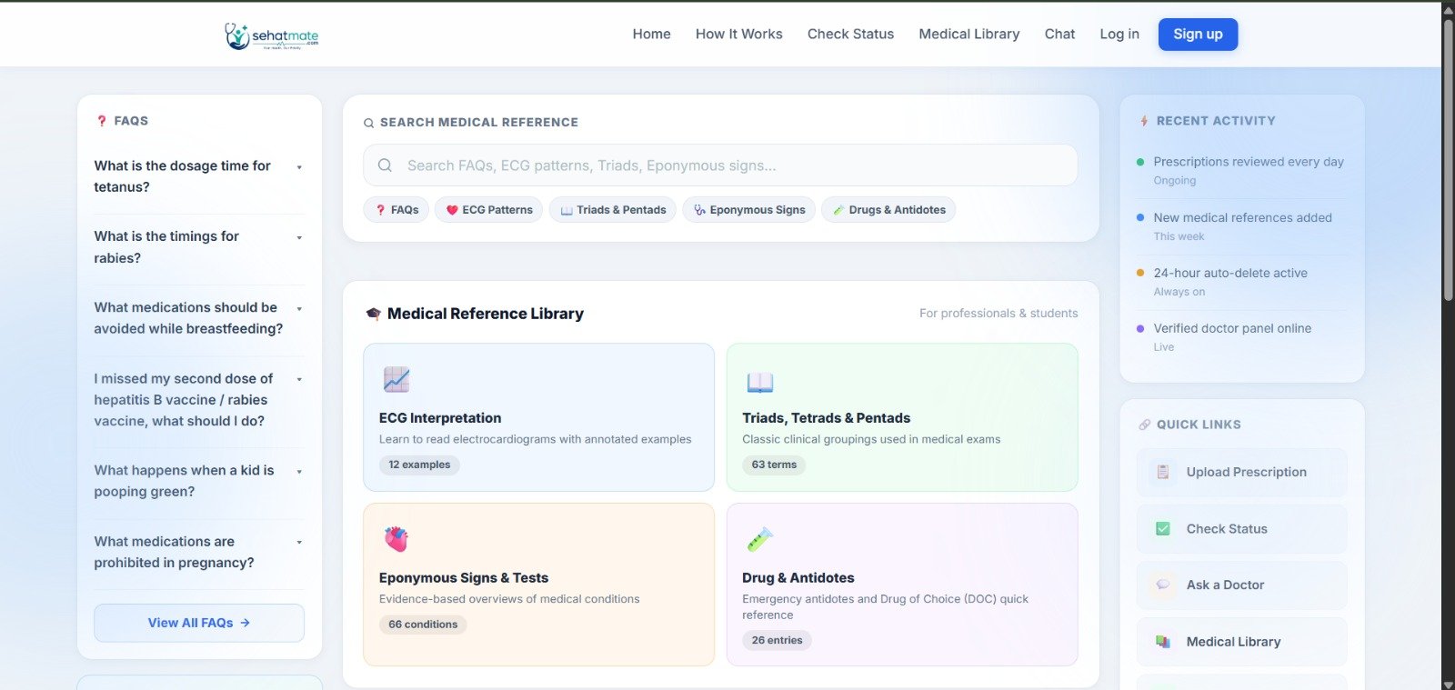 SehatMate — AI-Powered Healthcare Assistance Platform
