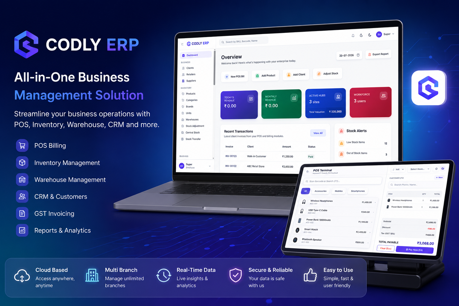 Codly ERP – Cloud POS &amp; Business Management Software