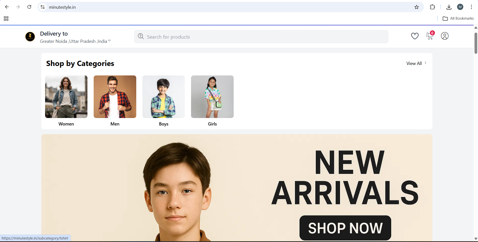 Minutestyle Ecommerce